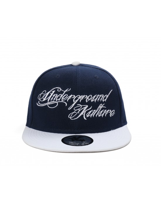 Underground Kulture Script Snapback (Blue)